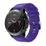 g.r72.18 Main Purple StrapsCo Silicone Strap for Garmin Fenix 5 5 Plus 6 Forerunner 935 Quatix 5 Approach S60 Instinct