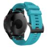 g.r72.5b Back Light Blue StrapsCo Silicone Strap for Garmin Fenix 5 5 Plus 6 Forerunner 935 Quatix 5