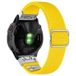 ny100.10.ss Back Yellow StrapsCo Nylon Stretch Watch Band Strap For Garmin QuickFit Devices