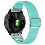 ny100.11b.ss Back Mint Green StrapsCo Nylon Stretch Watch Band Strap For Garmin QuickFit Devices