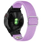 ny100.18b.mb Back Lavender StrapsCo Nylon Stretch Watch Band Strap For Garmin QuickFit Devices