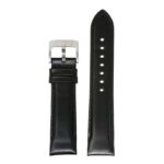 skt.l4.1.1 Up Black DASSARI Fitted Stitched Leather Watch Band Strap For Seiko Turtle 22mm