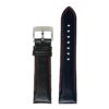 skt.l4.1.6 Up Black & Red DASSARI Fitted Stitched Leather Watch Band Strap For Seiko Turtle 22mm