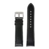 skt.l4.1.7 Up Black & Grey DASSARI Fitted Stitched Leather Watch Band Strap For Seiko Turtle 22mm