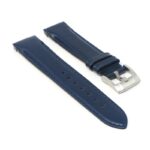 skt.l4.5.5 Angle Blue DASSARI Fitted Stitched Leather Watch Band Strap For Seiko Turtle 22mm