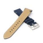 skt.l4.5.5 Cross Blue DASSARI Fitted Stitched Leather Watch Band Strap For Seiko Turtle 22mm