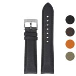 skt.l6.2 Gallery DASSARI Fitted Textured Leather Watch Band Strap For Seiko Turtle 22mm