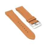 skt.l6.3 Angle Tan DASSARI Fitted Textured Leather Watch Band Strap For Seiko Turtle 22mm