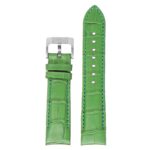 skt.l8.11 Up Green DASSARI Fitted Crocodile Embossed Leather Watch Band Strap For Seiko Turtle 22mm