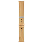 Beige Classic Women's Strap with Deployant Brushed Silver Clasp