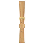 Beige Classic Women's Strap with Deployant Yellow Gold Clasp