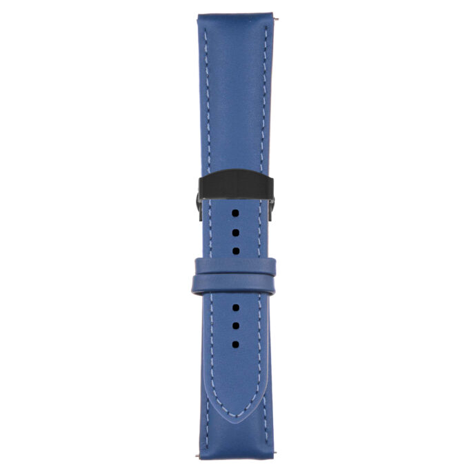 Blue Classic Men's Strap with Deployant Matte Black Clasp