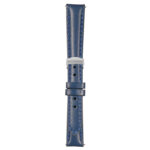 Blue Classic Women's Strap with Deployant Polished Silver Clasp