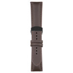 Brown Classic Men's Strap with Deployant Matte Black Clasp