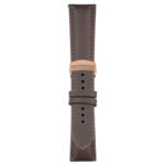 Brown Classic Men's Strap with Deployant Rose Gold Clasp