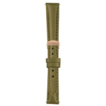 Dark Green Classic Women's Strap with Deployant Rose Gold Clasp