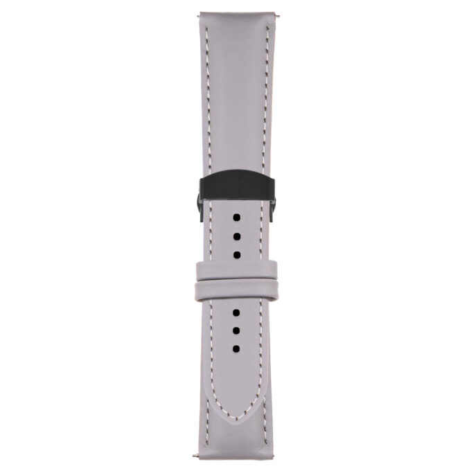 Grey Classic Men's Strap with Deployant Matte Black Clasp