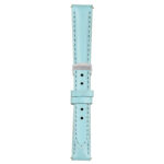 Light Blue Classic Women's Strap with Deployant Polished Silver Clasp