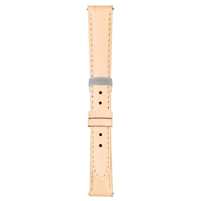 Light Pink Classic Women's Strap with Deployant Brushed Silver Clasp