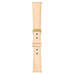 Light Pink Classic Women's Strap with Deployant Yellow Gold Clasp