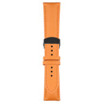 Orange Classic Men's Strap with Deployant Matte Black Clasp