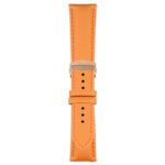 Orange Classic Men's Strap with Deployant Rose Gold Clasp