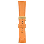 Orange Classic Men's Strap with Deployant Yellow Gold Clasp