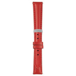 Red Classic Women's Strap with Deployant Brushed Silver Clasp