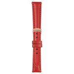 Red Classic Women's Strap with Deployant Rose Gold Clasp