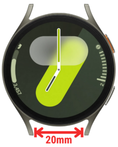 Samsung Galaxy Watch 7 Strap Size Lug Width