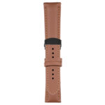 Tan Classic Men's Strap with Deployant Matte Black Clasp