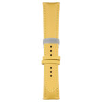 Yellow Classic Men's Strap with Deployant Brushed Silver Clasp