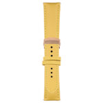 Yellow Classic Men's Strap with Deployant Rose Gold Clasp