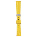 Yellow Classic Women's Strap with Deployant Brushed Silver Clasp