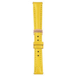 Yellow Classic Women's Strap with Deployant Rose Gold Clasp