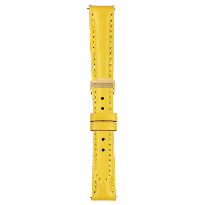 Yellow Classic Women's Strap with Deployant Yellow Gold Clasp