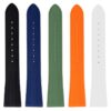fk20 All Color Dassari Tapered Gridline FKM Rubber Watch Band Strap 20mm 22mm