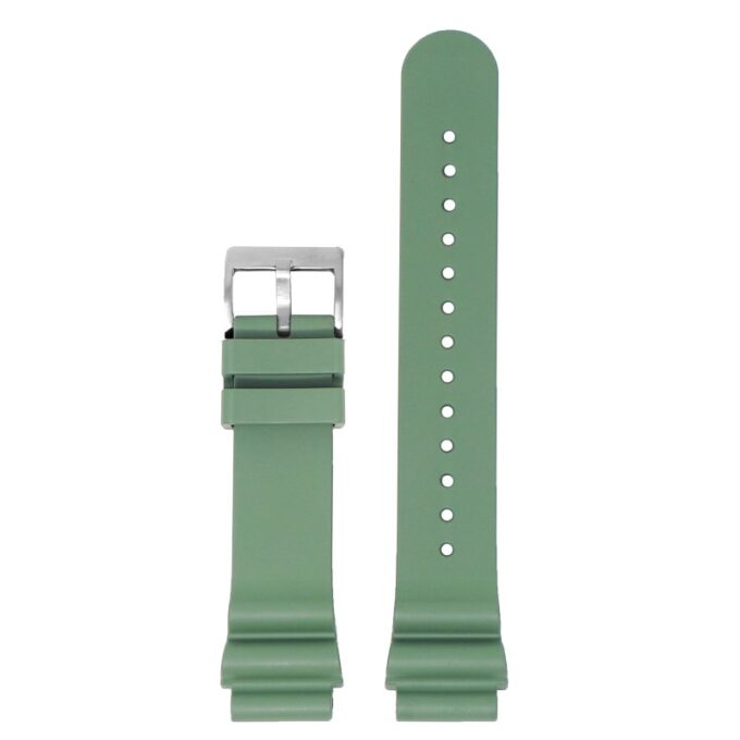 fk25.11 Up Green DASSARI Wave FKM Rubber Diver Watch Band Strap 20mm 22mm