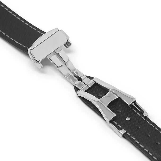 kd5 Clasp Dassari Sailcloth Watch Band Strap with Deployant Clasp 19mm 20mm 21mm 22mm