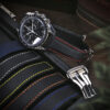 kd5 Creative Dassari Sailcloth Watch Band Strap with Deployant Clasp 19mm 20mm 21mm 22mm