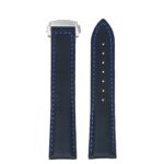 kd5.1.5.bs Up Black & Blue Dassari Sailcloth Watch Band Strap with Deployant Clasp 19mm 20mm 21mm 22mm