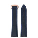 kd5.1.5.rg Up Black & Blue Dassari Sailcloth Watch Band Strap with Deployant Clasp 19mm 20mm 21mm 22mm