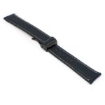 kd5.1.7.mb Angle Black & Grey Dassari Sailcloth Watch Band Strap with Deployant Clasp 19mm 20mm 21mm 22mm