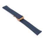 kd5.5.5.rg Angle Blue Dassari Sailcloth Watch Band Strap with Deployant Clasp 19mm 20mm 21mm 22mm