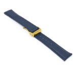 kd5.5.5.yg Angle Blue Dassari Sailcloth Watch Band Strap with Deployant Clasp 19mm 20mm 21mm 22mm