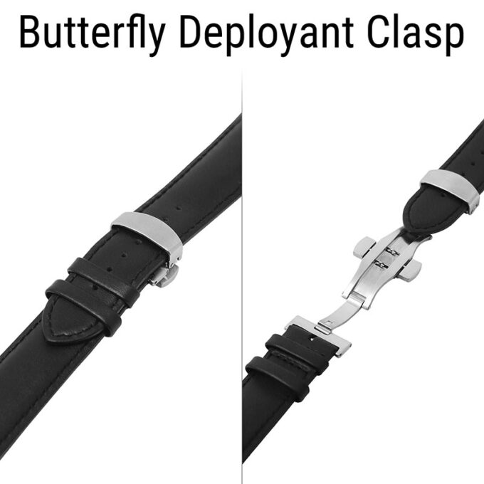 Cl6.mb Display Stainless Steel Double Folding Butterfly Deployant Deployment Clasp