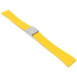 fk23.10.bs Main Yellow DASSARI Smooth Cut To Size CTS FKM Rubber Watch Band Strap 18mm 19mm 20mm 21mm 22mm