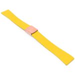 fk23.10.rg Main Yellow DASSARI Smooth Cut To Size CTS FKM Rubber Watch Band Strap 18mm 19mm 20mm 21mm 22mm