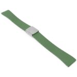 fk23.11.ps Main Green DASSARI Smooth Cut To Size CTS FKM Rubber Watch Band Strap 18mm 19mm 20mm 21mm 22mm