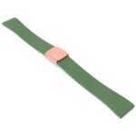 fk23.11.rg Main Green DASSARI Smooth Cut To Size CTS FKM Rubber Watch Band Strap 18mm 19mm 20mm 21mm 22mm